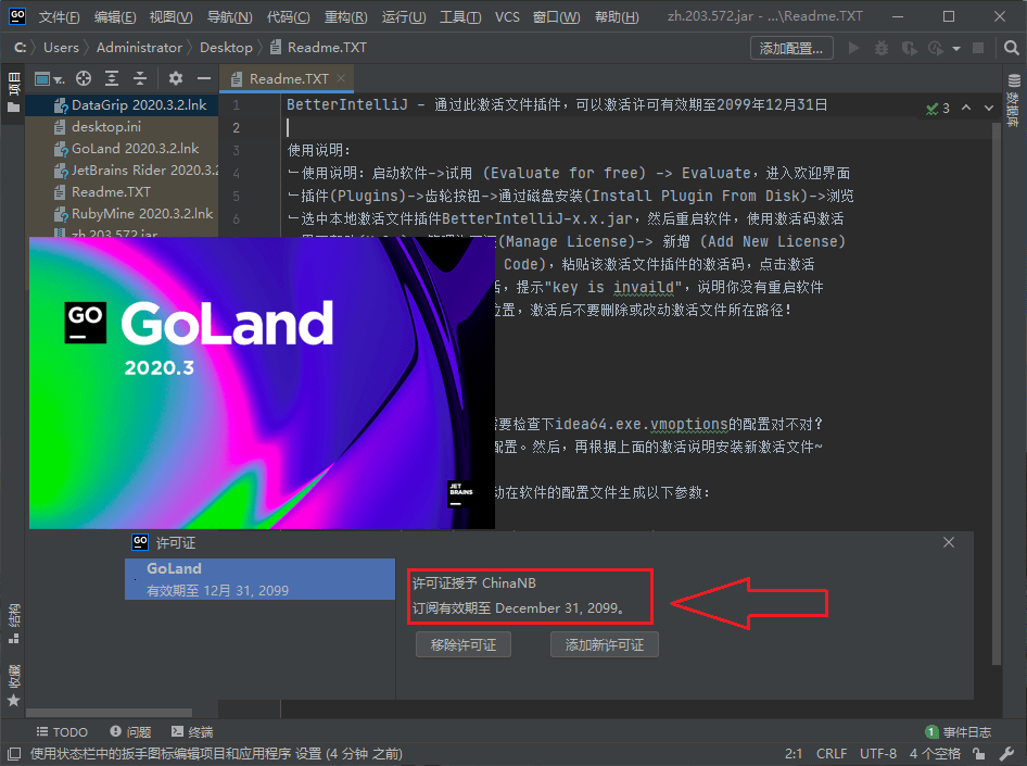 JetBrains GoLand 2024 Go语言集成开发环境中文直装版